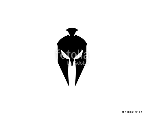 500x400 Spartan Helmet Vector Icon Stock Image And Royalty Free Vector