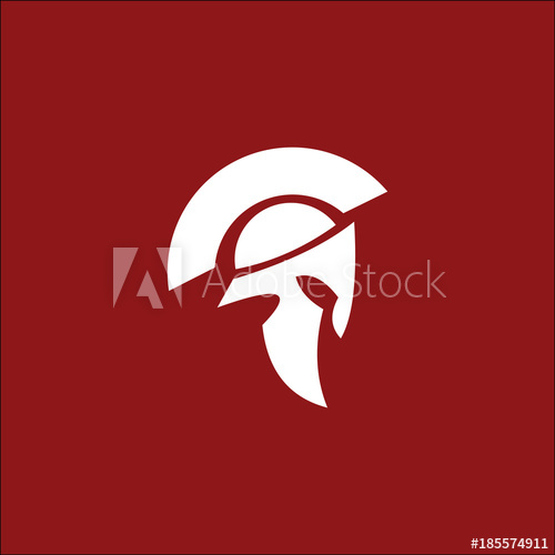 500x500 Spartan Logo Vector Template Design