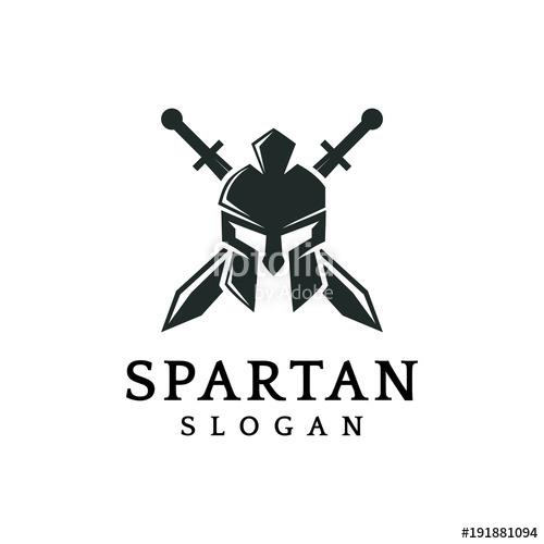500x500 Spartan Logo Vector Graphic Abstract Symbol Stock Image And