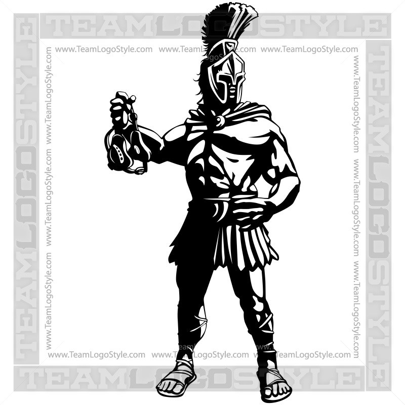 800x800 Spartan Wrestling Mascot Logo