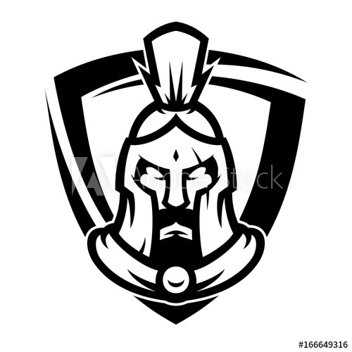 500x500 Spartan Vector Logo Illustration