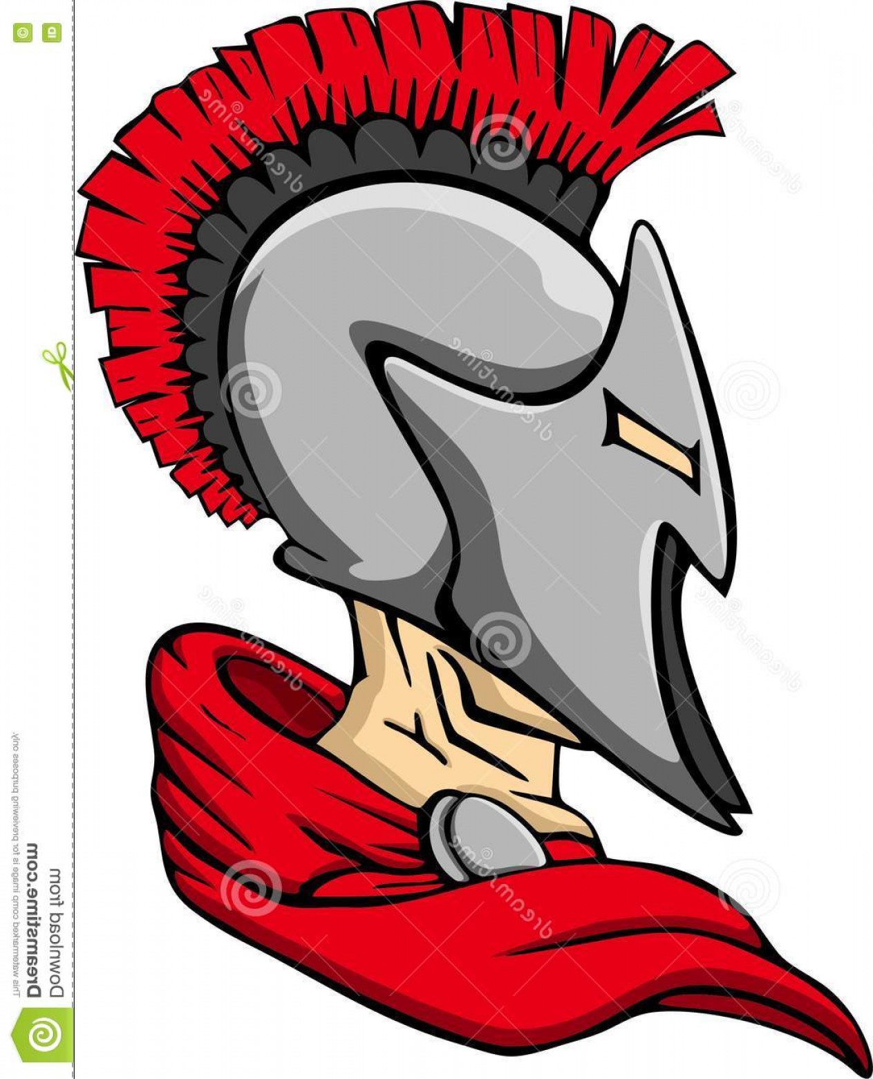 1263x1560 Stock Illustration Spartan Trojan Mascot Logo Vector Image Image