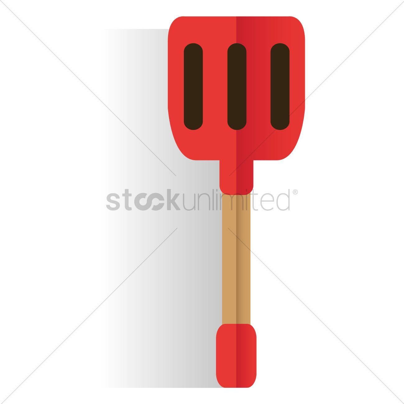 1300x1300 Spatula Vector Image