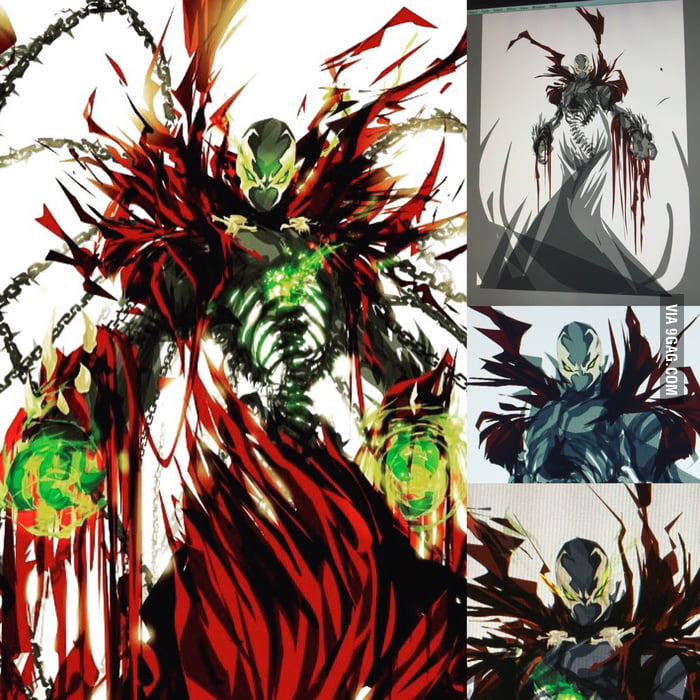 700x700 I Painted A Spawn Using Vectoradobe Illustrator. One Of The