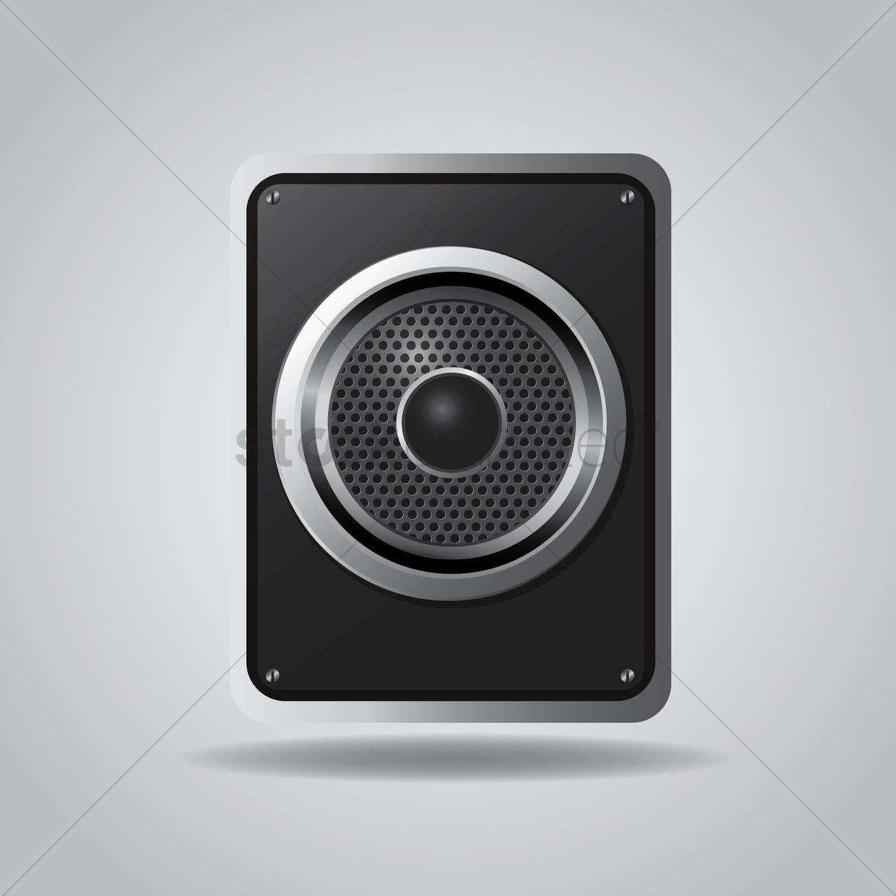 1300x1300 Speaker Box Vector Image