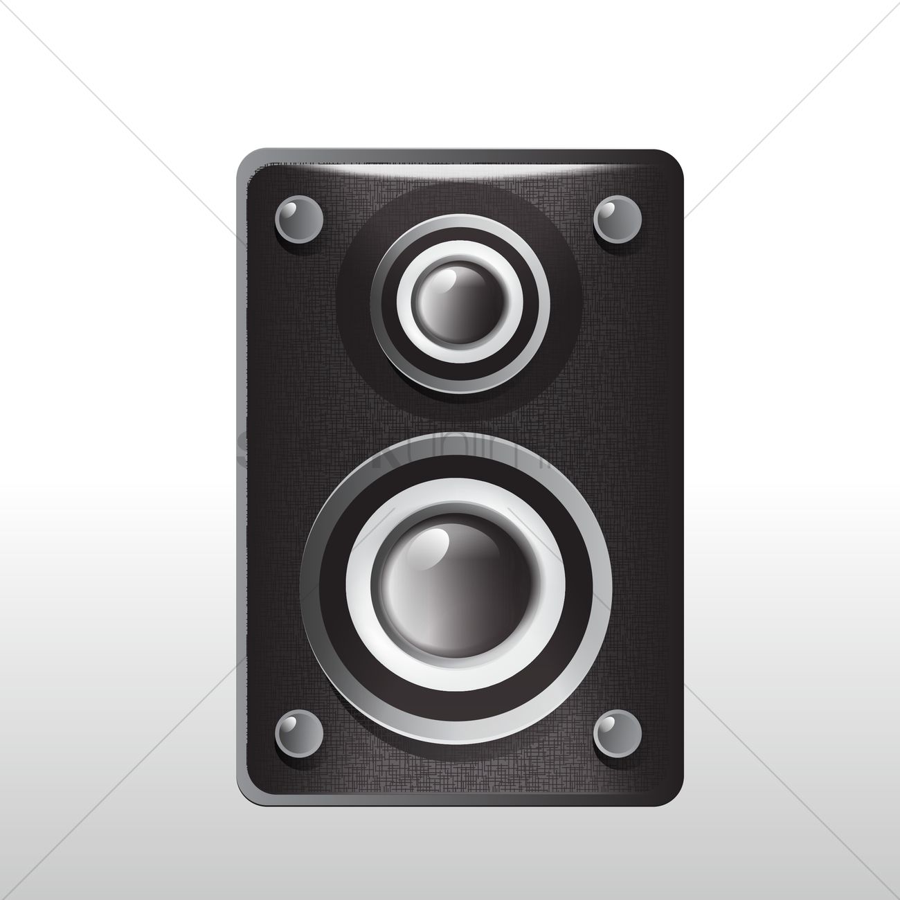 1300x1300 Speaker Box Vector Image