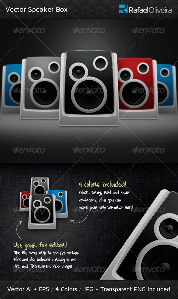 590x990 Vector Speaker Box Speakers, Box And Font Logo