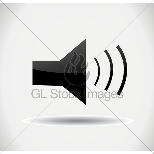 500x500 Speaker Icon Gl Stock Images