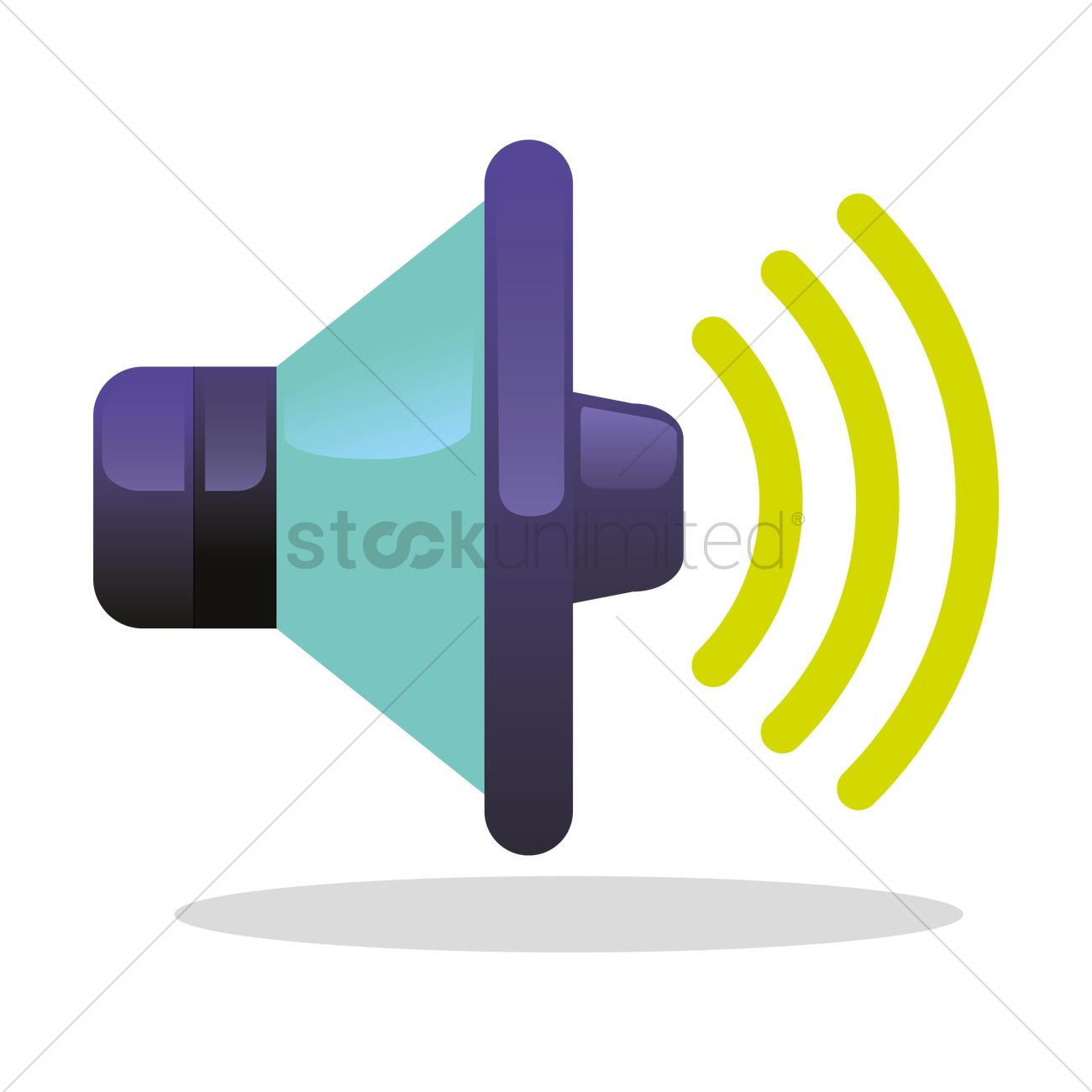 1300x1300 Speaker Icon Vector Image