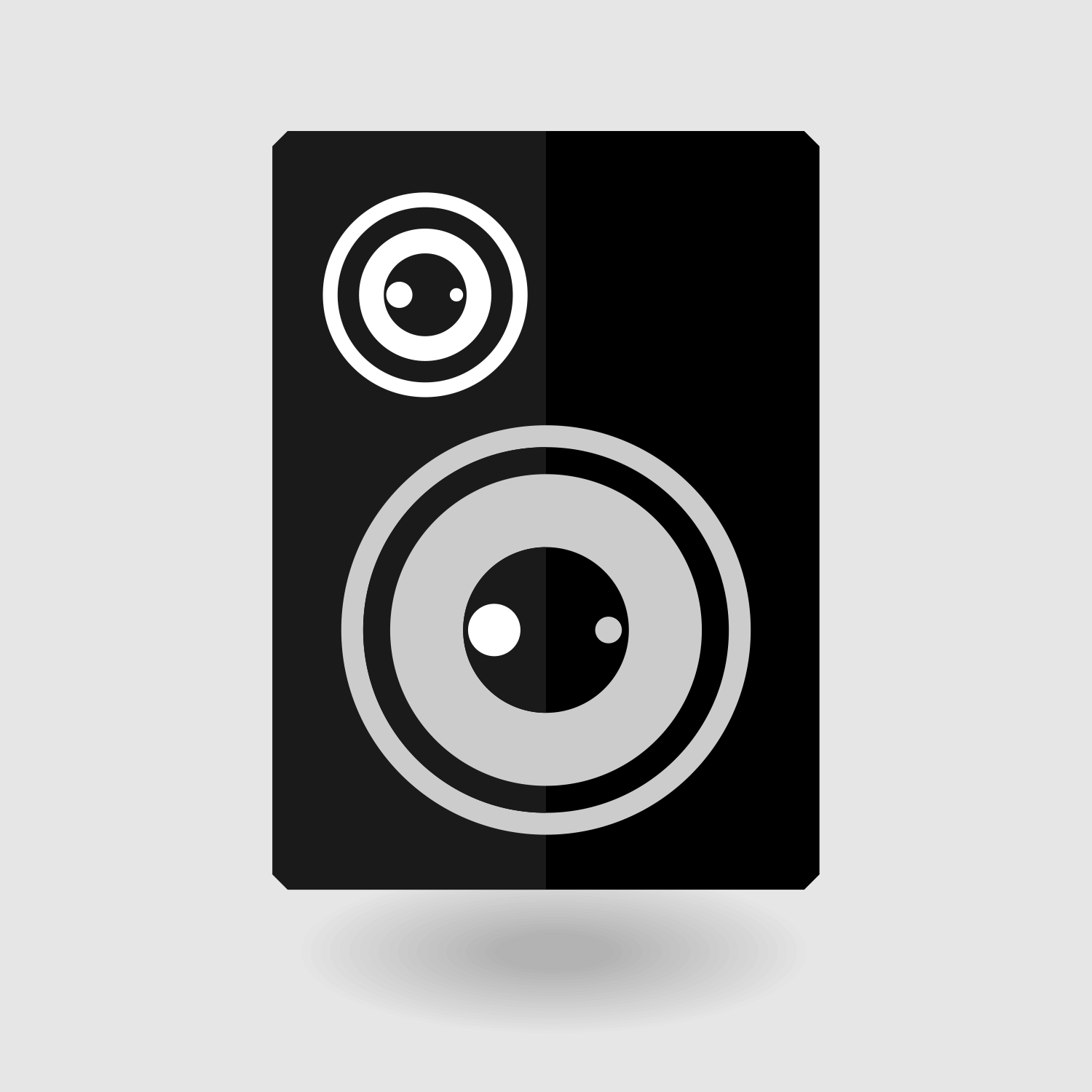 1500x1500 Vector For Free Use Speaker Flat Icon