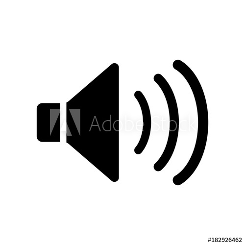 500x500 Speaker Icon, Sound Icon Vector