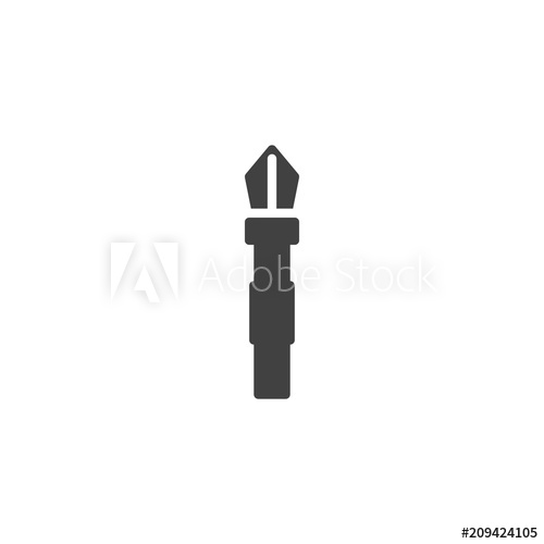 500x500 Medieval Spear Vector Icon. Filled Flat Sign For Mobile Concept