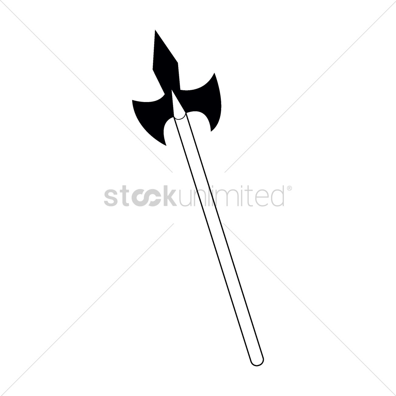 1300x1300 Spear Vector Image