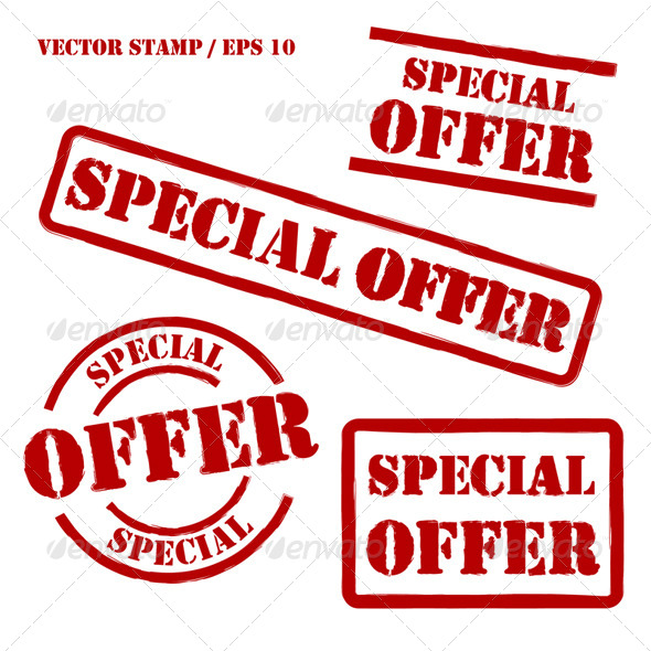 590x590 Special Offer Vector Stamps Set By Artag Graphicriver