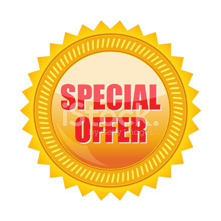 440x440 Special Offer Vector Stock Vector