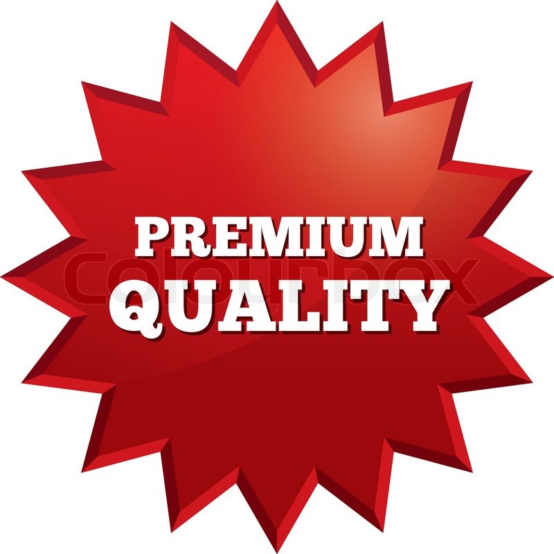 800x800 Premium Quality Star. Special Offer Vector Tag. Red Sticker. Icon