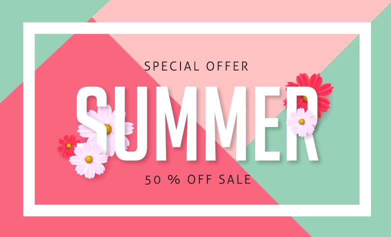 782x474 Summer Special Offer Sale Poster Vector 04 Free Download