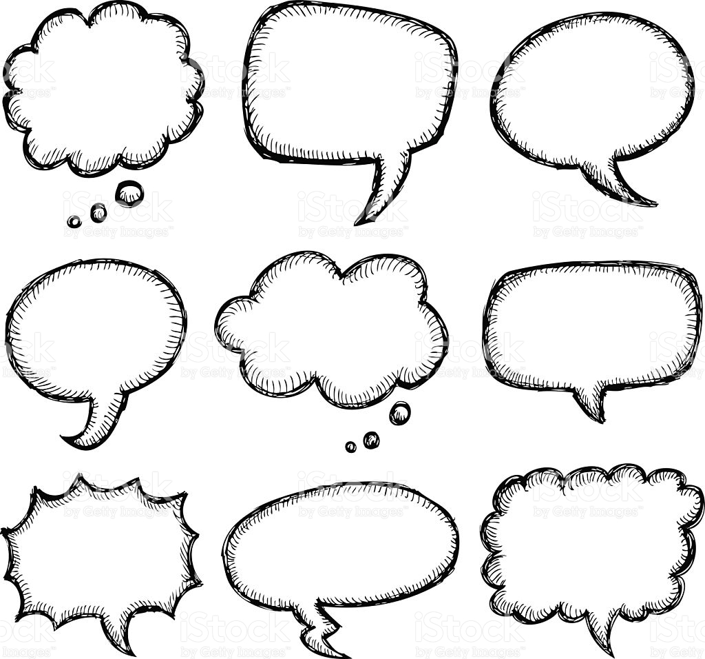 1024x956 Drawn Hand Speech Bubbles Free Collection Download And Share