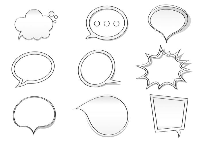 700x490 Hand Drawn Speech Bubble Brushes Pack Free Shop Brushes