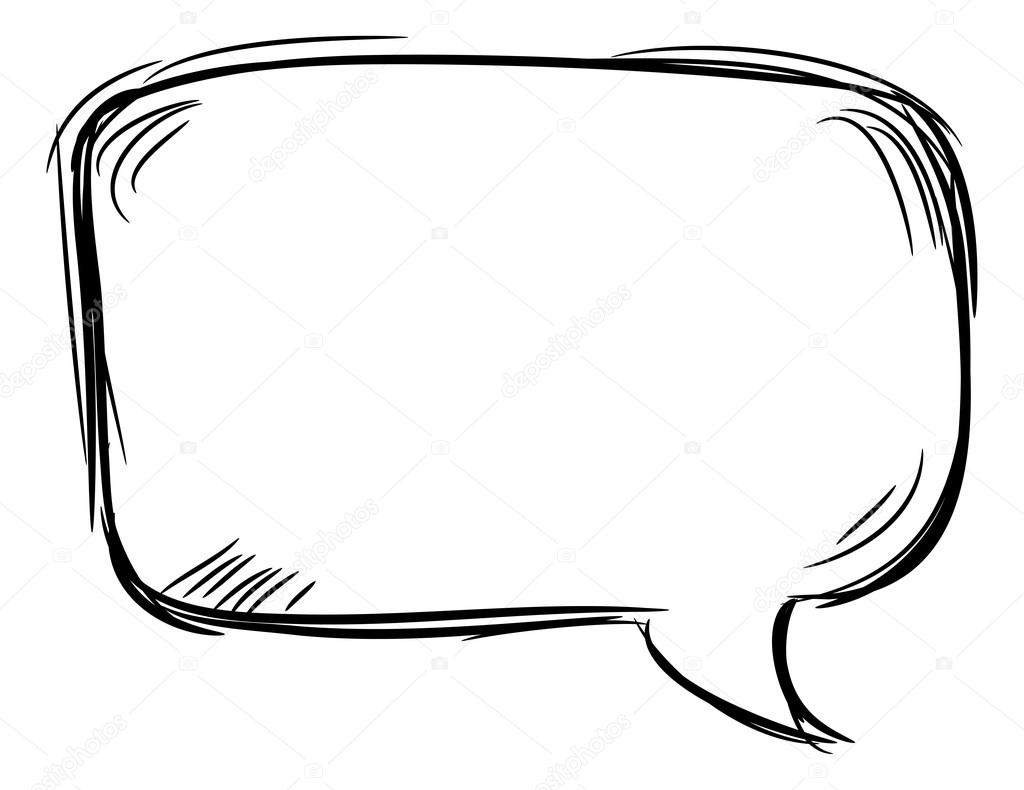 1024x790 Drawn Hand Speech Bubbles