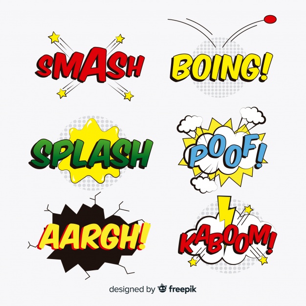 626x626 Set Of Comic Speech Bubbles Vector Free Download