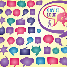 282x282 Speech Bubble Vectors Free Vector Download 212717 Cannypic