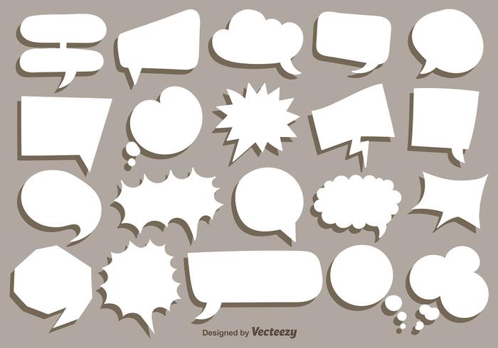 700x490 Speech Bubbles Free Vector Art