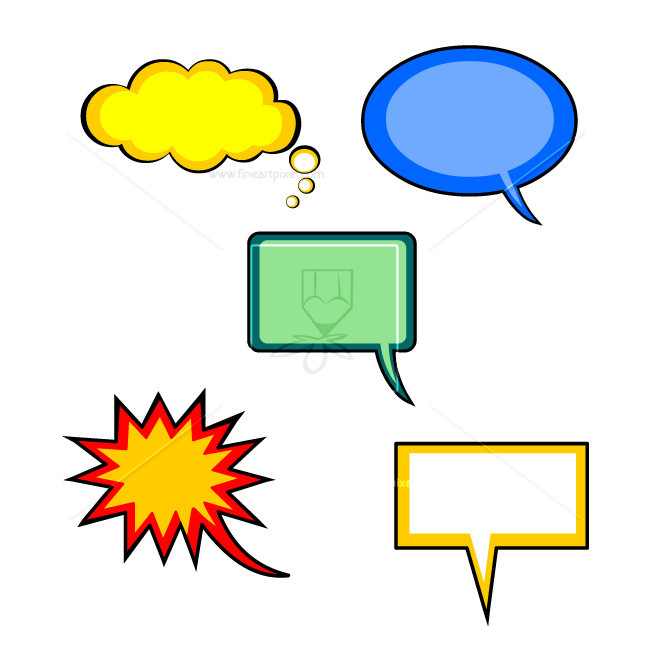 650x650 Speech Bubble Vector Free Vectors, Illustrations, Graphics