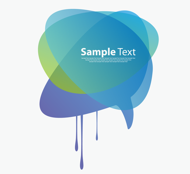 624x570 Modern Speech Bubble Vector Graphic