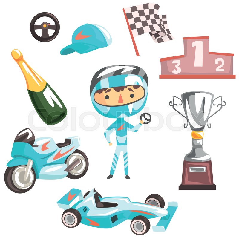 800x800 Boy Speed Racer, Kids Future Dream Professional Occupation
