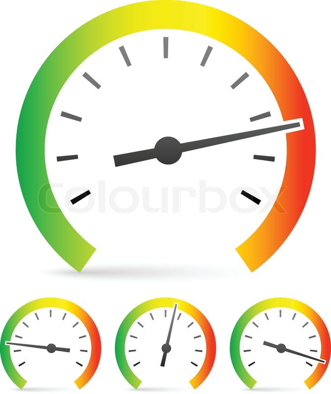 671x800 Speedometer Or General Gauge, Dial Template For Measuring