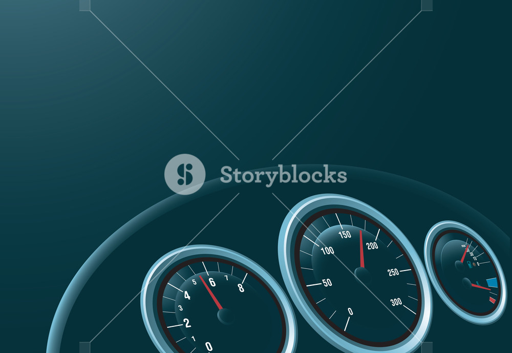 1000x689 Speedometer. Vector Royalty Free Stock Image