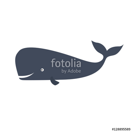 500x500 Happy Sperm Whale, Cachalot Stock Image And Royalty Free Vector