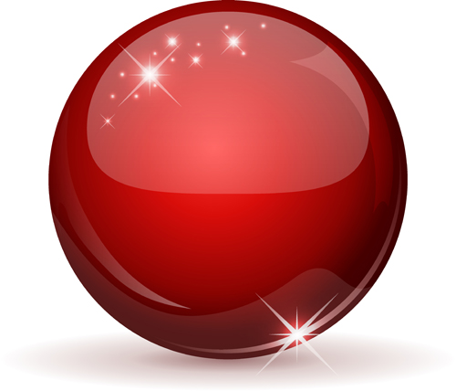500x428 Shiny 3d Glass Sphere Vector Background 03 Free Download