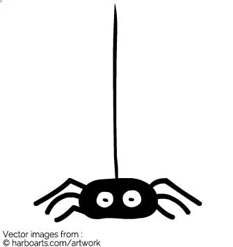 335x355 Download Spider Hanging Down
