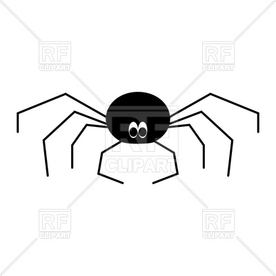 400x400 Cute Cartoon Spider Vector Image Vector Artwork Of Plants And