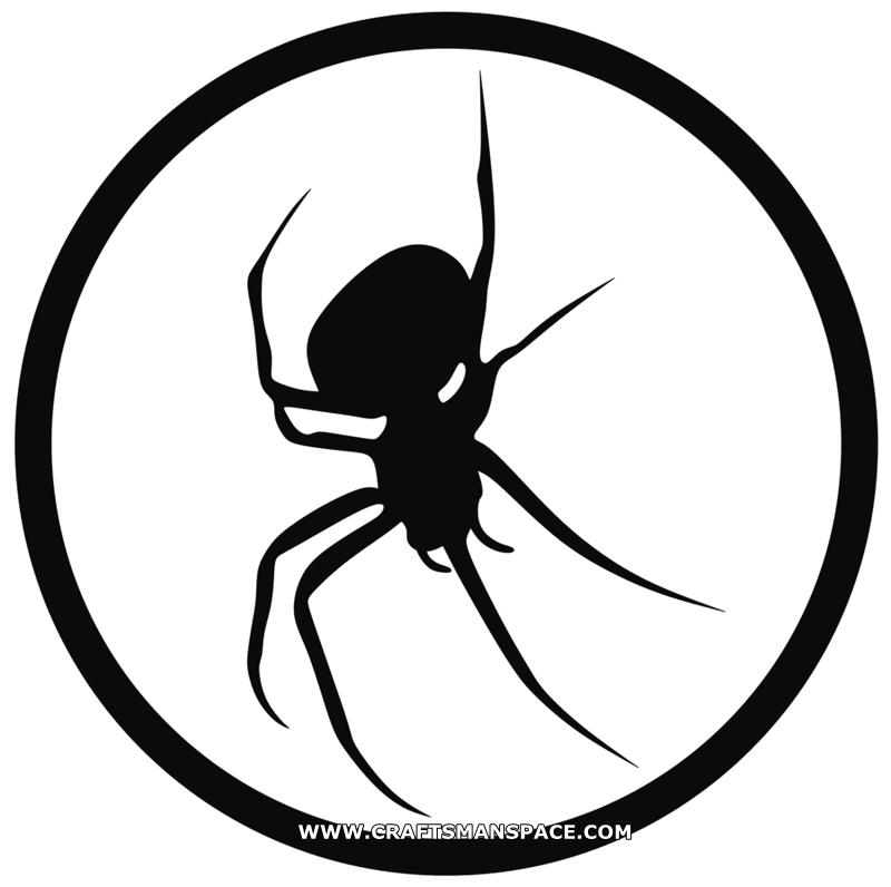 800x796 Spider Vector Silhouette