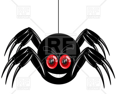 400x320 Cartoon Spider Vector Image Vector Artwork Of Plants And Animals