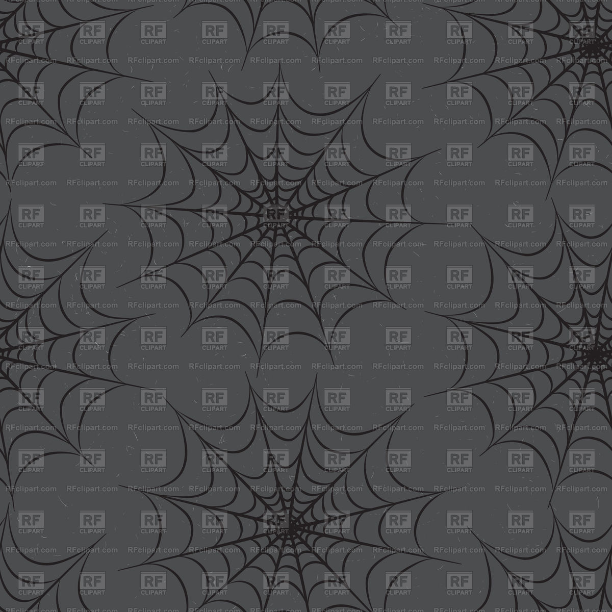 1200x1200 Seamless Background With Spider Web Vector Image Vector Artwork