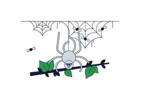 286x200 Spider Web Free Vector Art