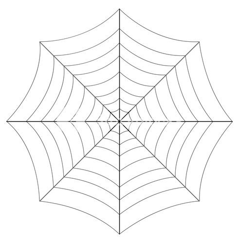491x500 Spider Web Vector Art Design Kid Friendly Halloween