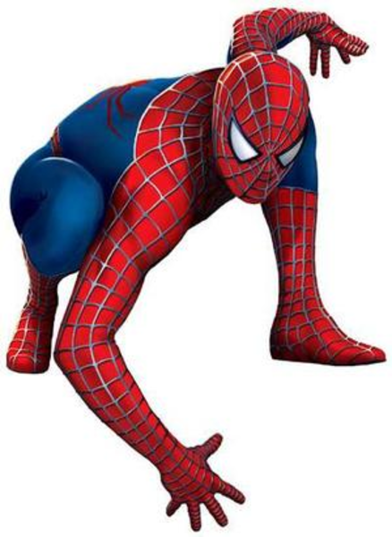 438x600 Spider Man Vector Clipart
