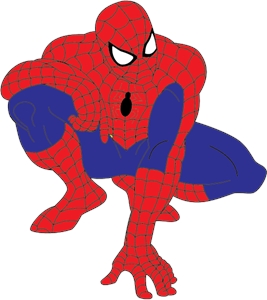 267x300 Spiderman Logo Vectors Free Download