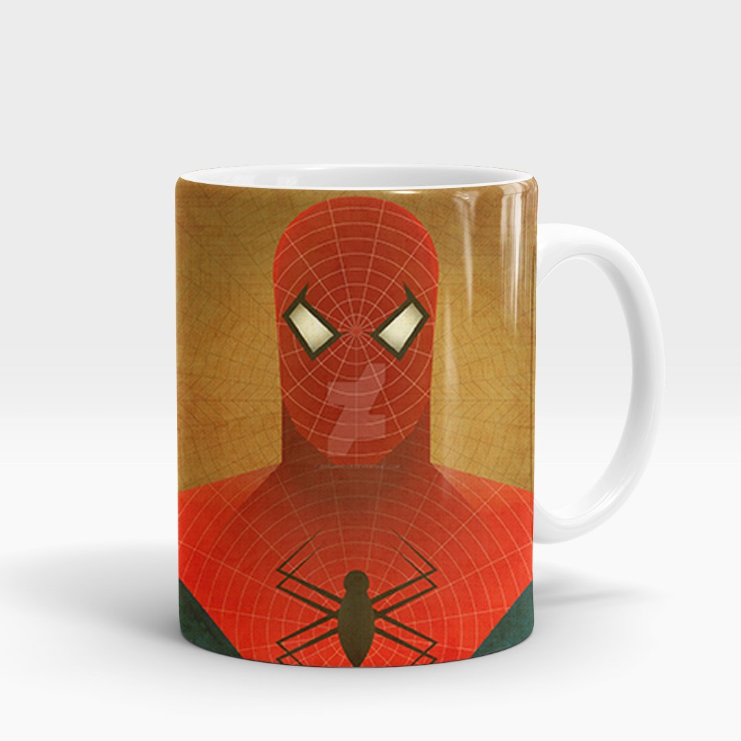 1080x1080 Spider Man Vector Art Printed Mug Na5584