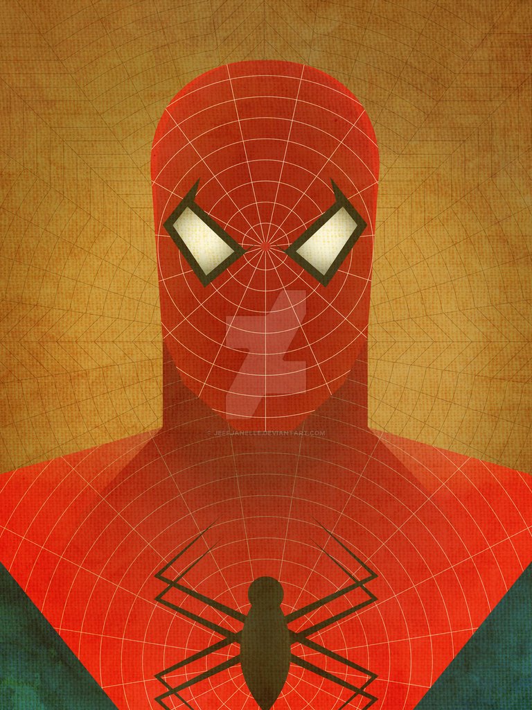 768x1024 Spider Man Vector Art Deeds.pk