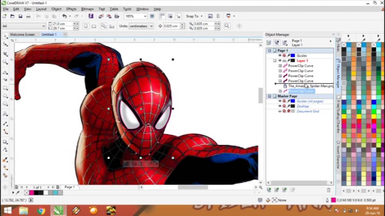 1280x720 Spider Man Vector Trace