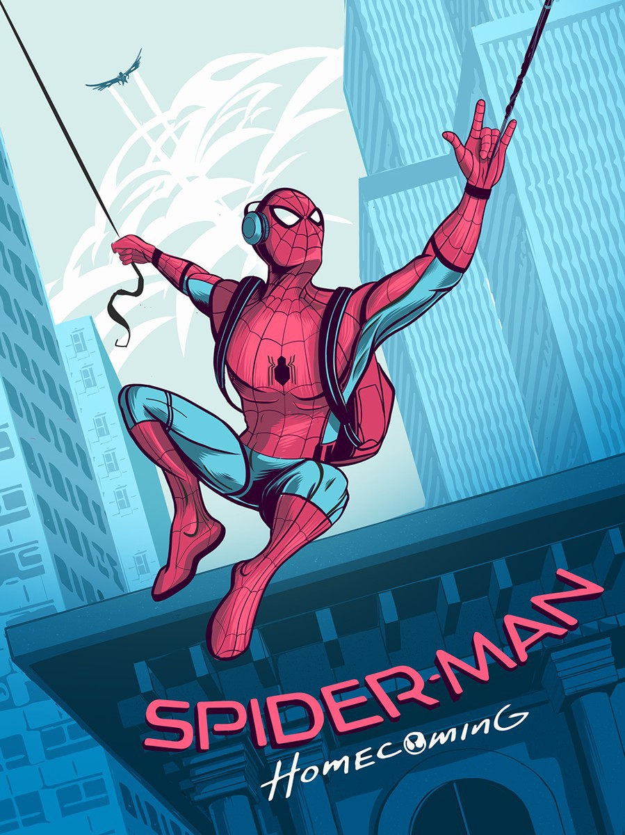 899x1200 Spiderman Homecoming Vector Art On Behance