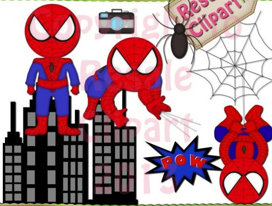 549x416 Spiderman Clipart Digital