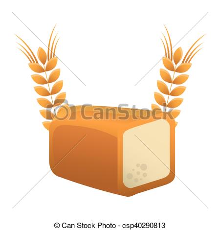 450x470 Bakery Product With Spike Vector Illustration Design.
