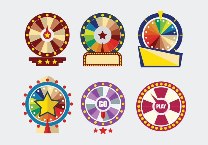 700x490 Spinning Wheel Template Vector